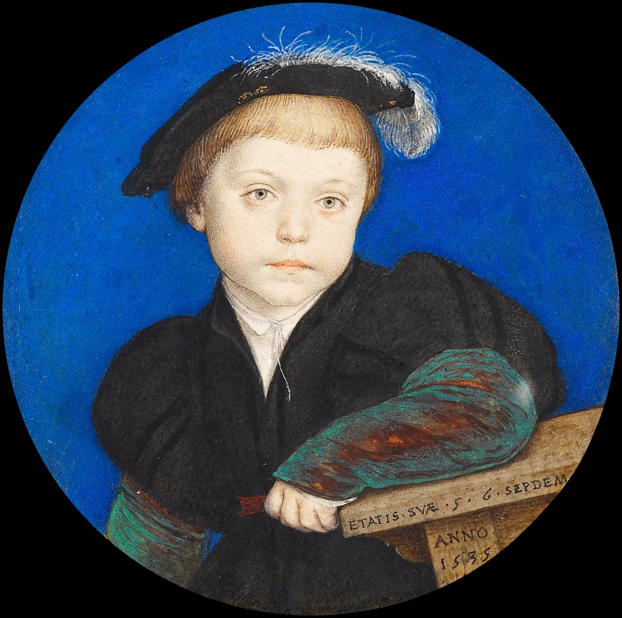 Henry Brandon, 2nd Duke of Suffolk (1535-51) by Hans Holbein