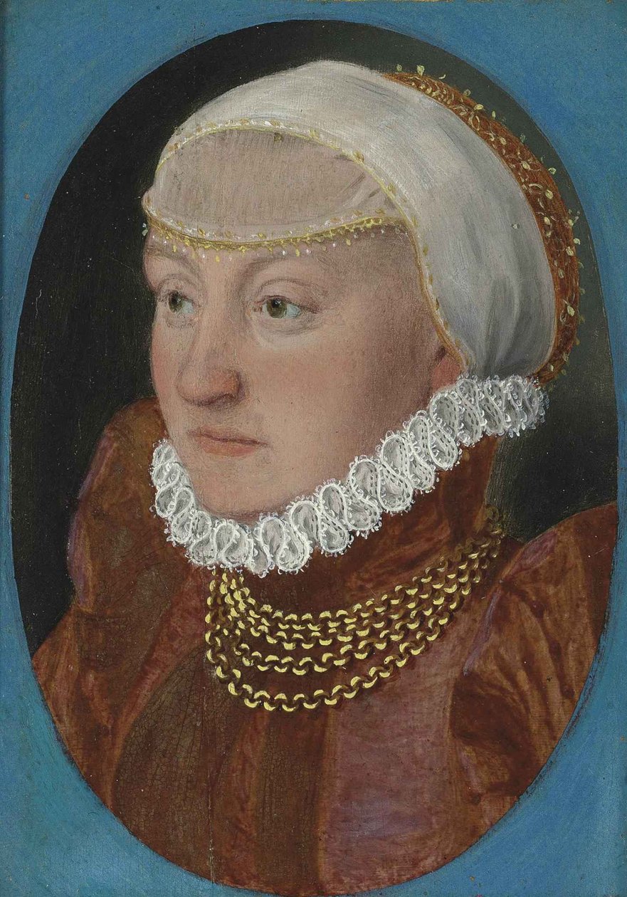 Portrait of a Lady in Red by Hans Holbein der Jüngere
