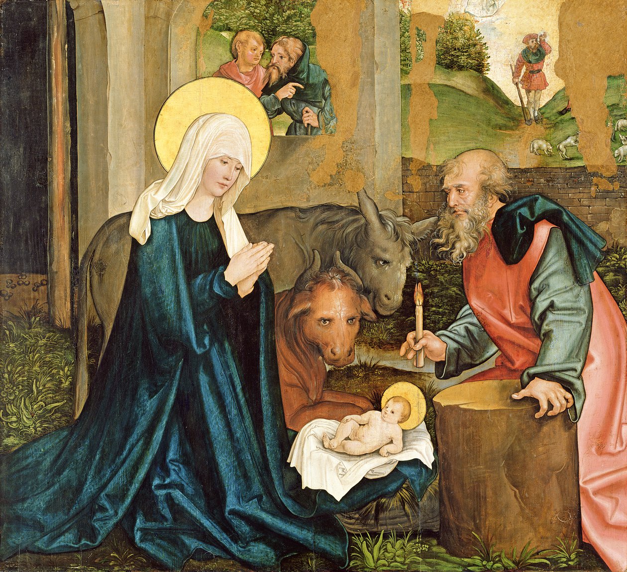 The Birth of Christ by Hans Leonard Schaufelein