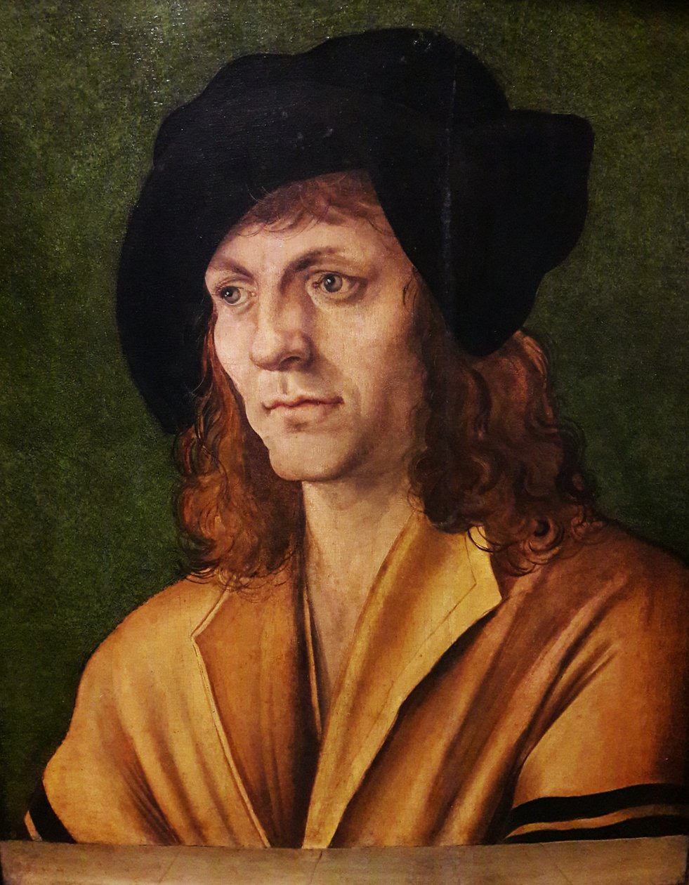 Portrait of a man in a yellow jerkin by Hans Leonhard Schäufelein