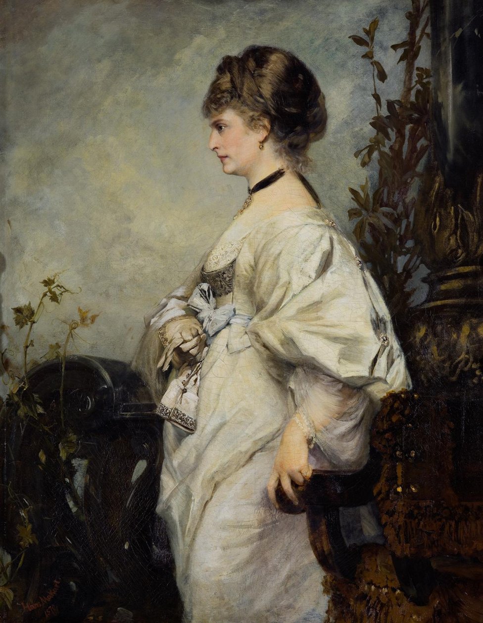 Portrait of Magdalena Plach by Hans Makart