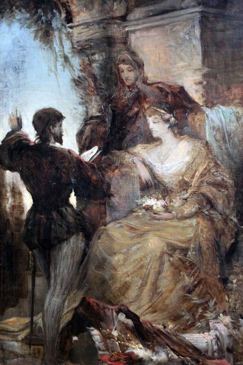 Tasso and Eleonore of Este by Hans Makart