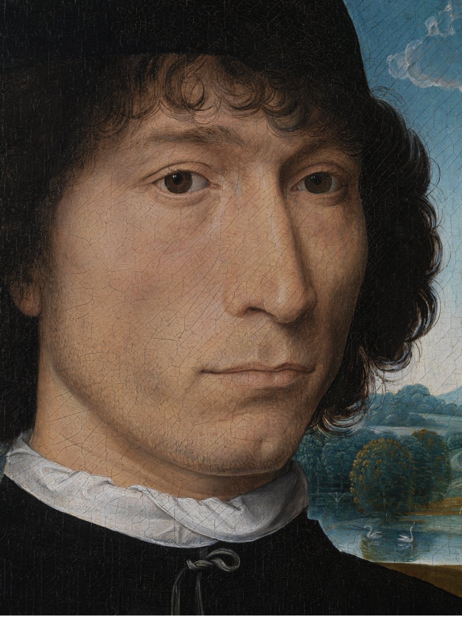 Portrait of a Man with an Antique Coin by Hans Memling