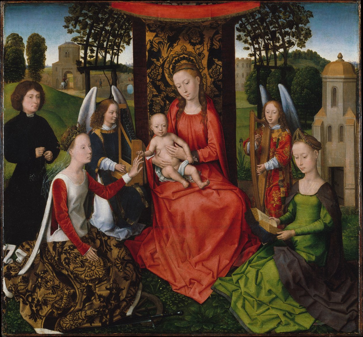 The Mystic Marriage of St Catherine by Hans Memling