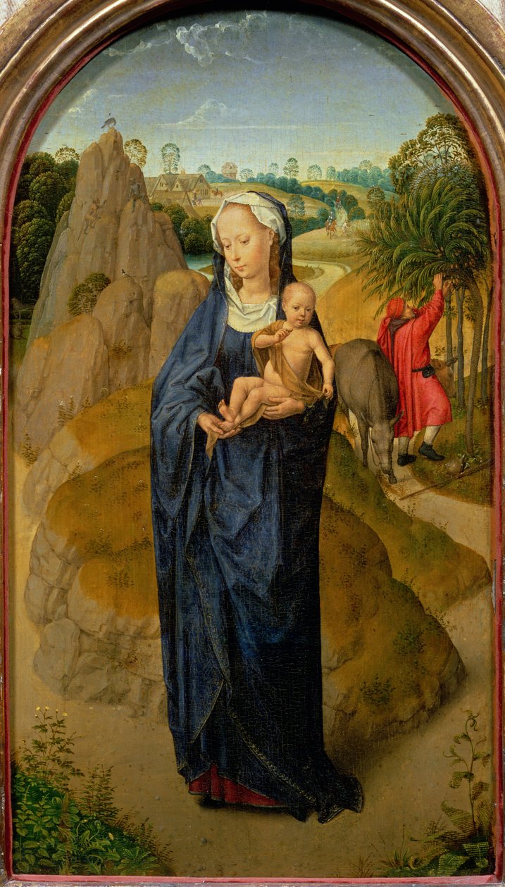 The Rest on the Flight into Egypt by Hans Memling