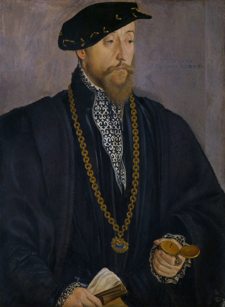 Portrait of Pankraz von Freyberg zu Hohenaschau by Hans Muelich or Mielich