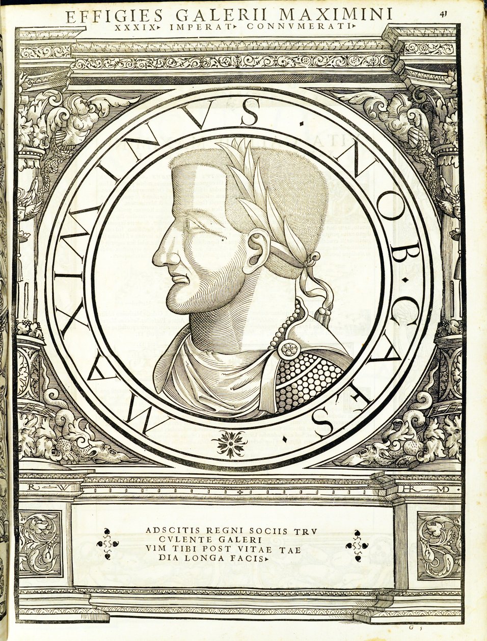 Maximinus II, illustration from 