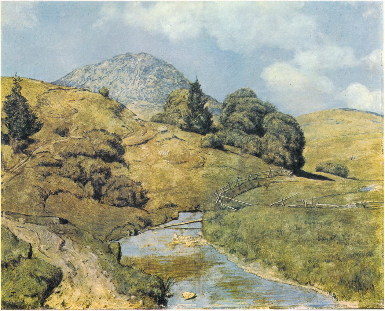 The Blössling near Bernau by Hans Thoma