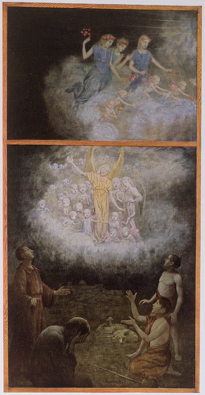 The Annunciation to the Shepherds, c.1910 by Hans Thoma