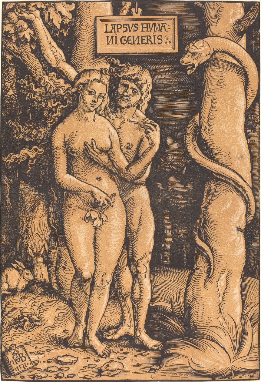 Adam and Eve by Hans Baldung Grien