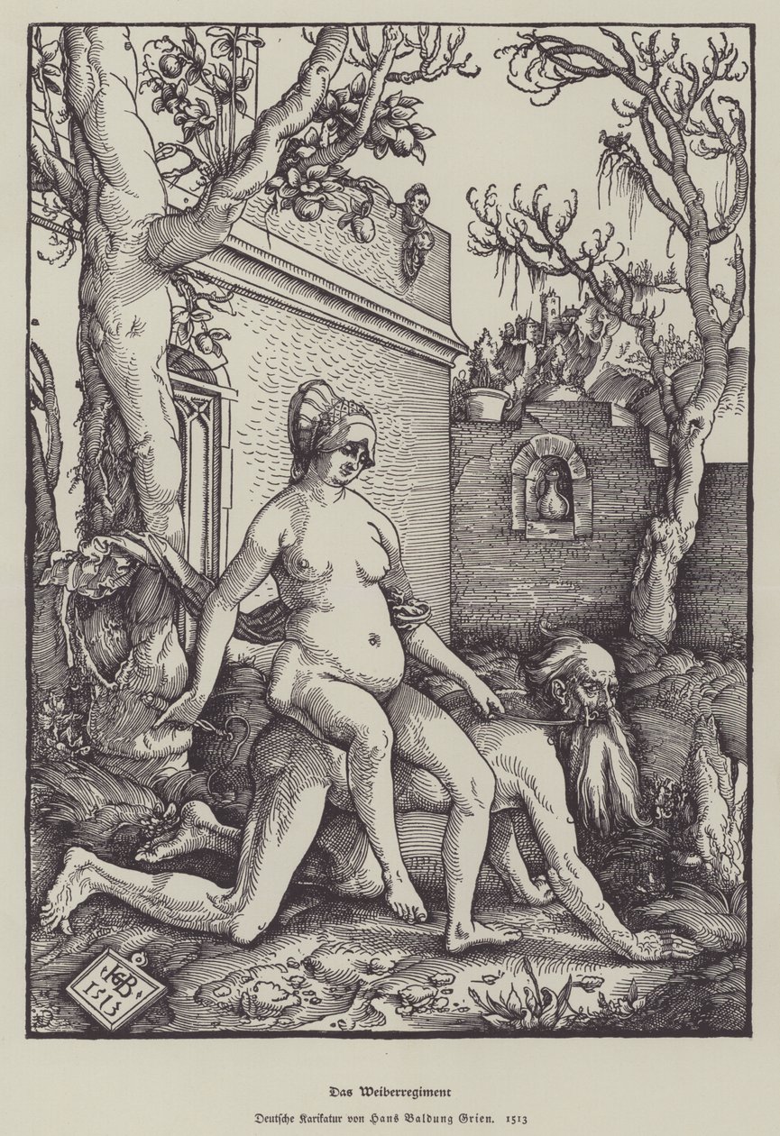 Aristotle and Phyllis, 1513 by Hans Baldung Grien