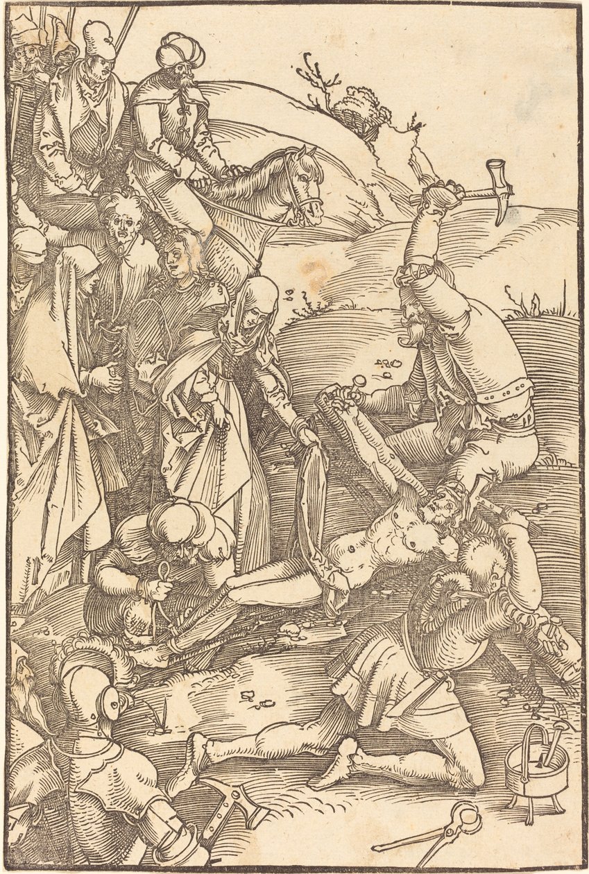 Christ Nailed to the Cross by Hans Baldung Grien