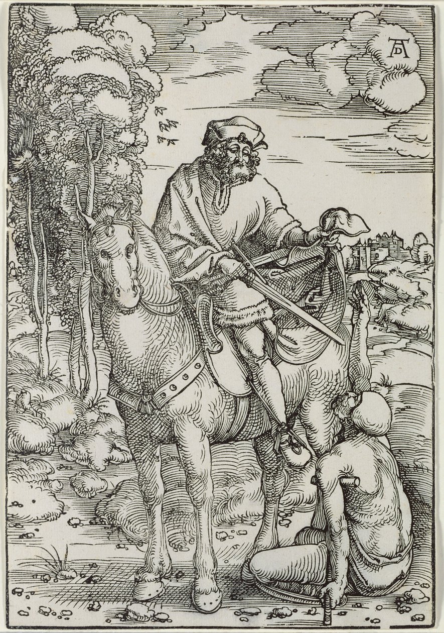 St. Martin Sharing his Cloak by Hans Baldung Grien