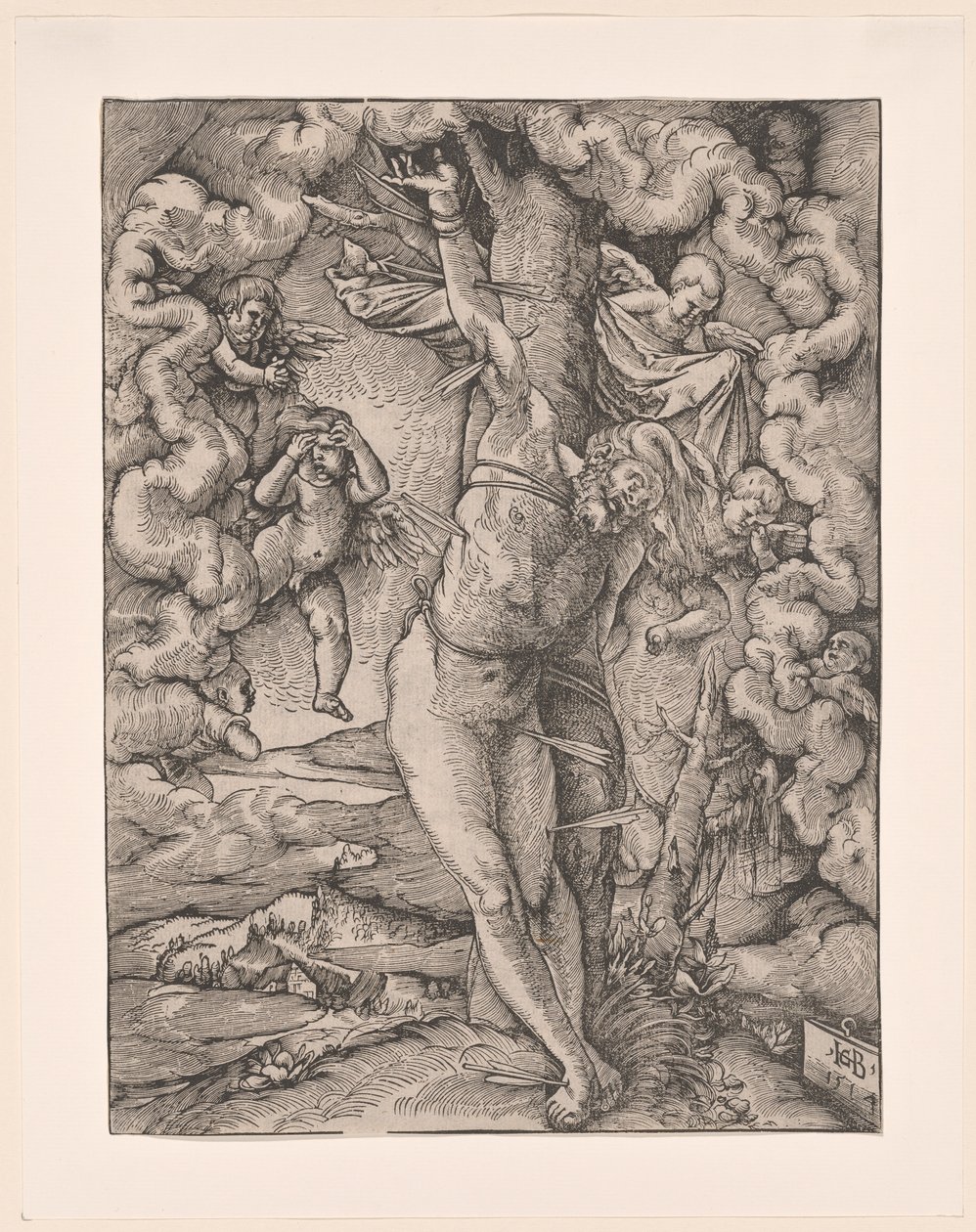 The Large Saint Sebastian by Hans Baldung Grien