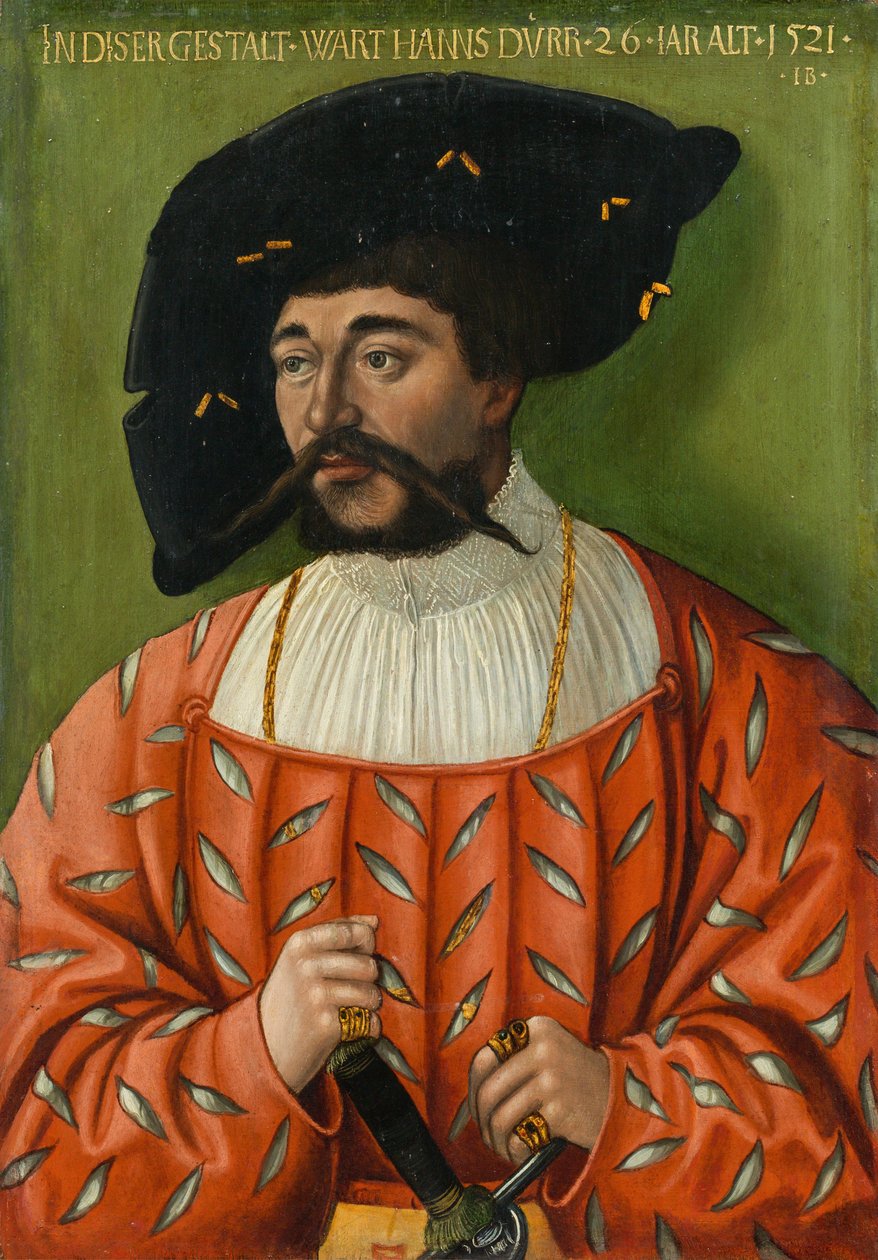 Portrait of Hans Dürr by Hans Brosamer