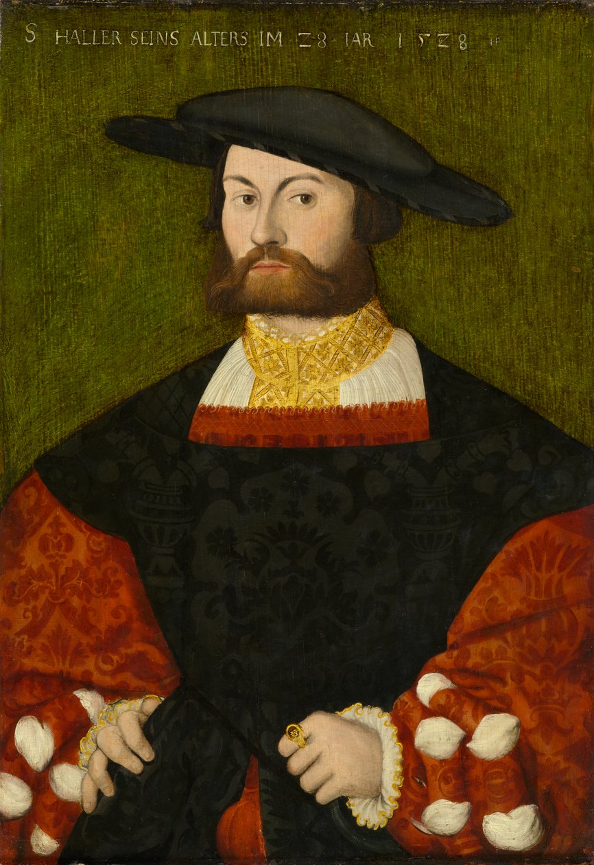 Portrait of Sebald Haller von Hallerstein by Hans Brosamer