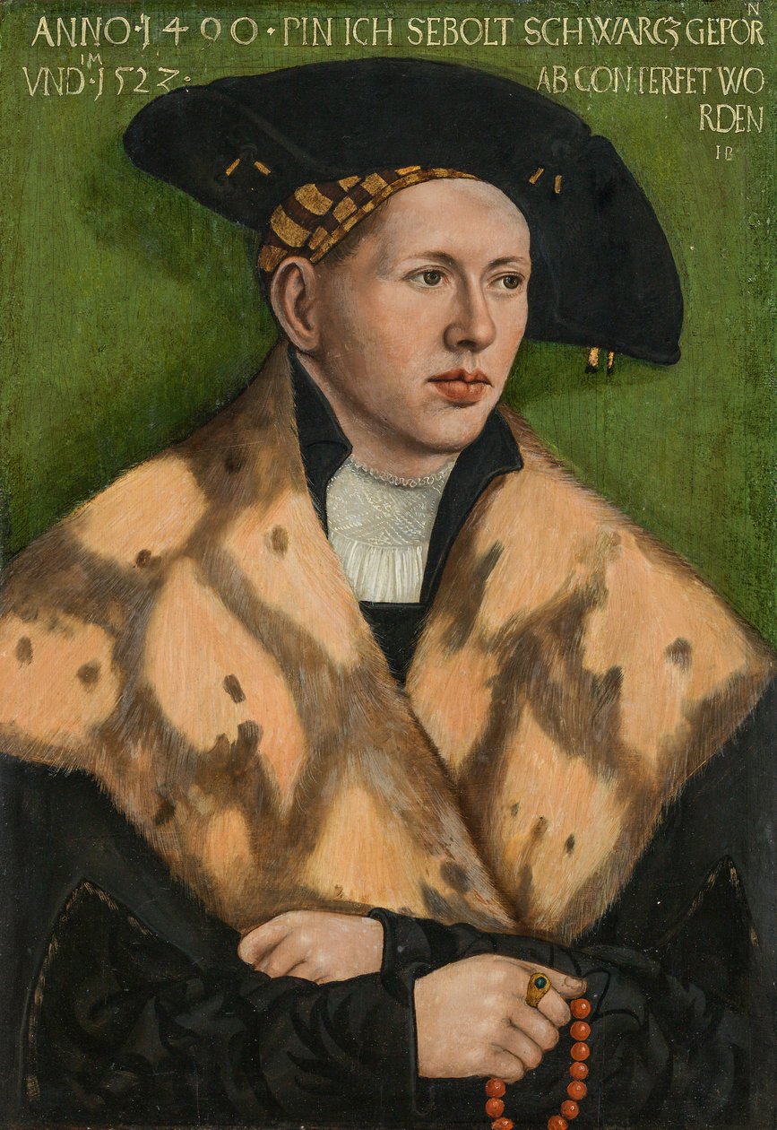 Portrait of Sebolt Schwarcz by Hans Brosamer