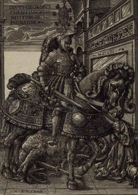 St. George and the Dragon by Hans Burgkmair
