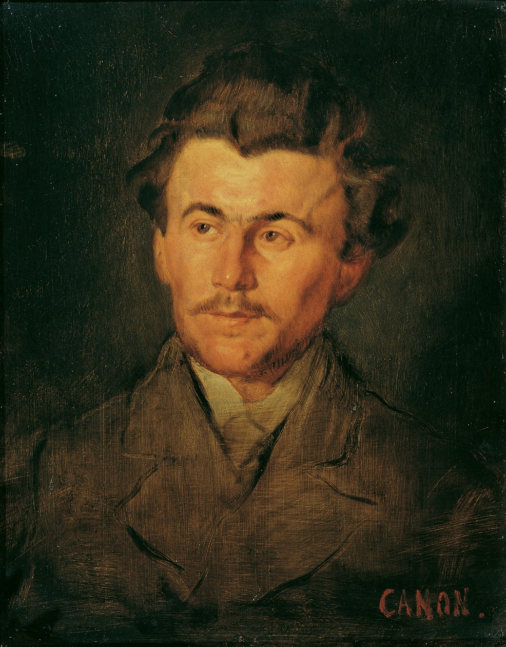 Male Study Head by Hans Canon