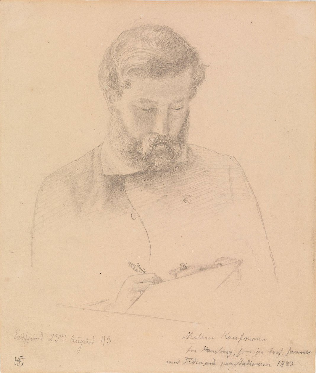 Hermann Kauffmann by Hans Gude