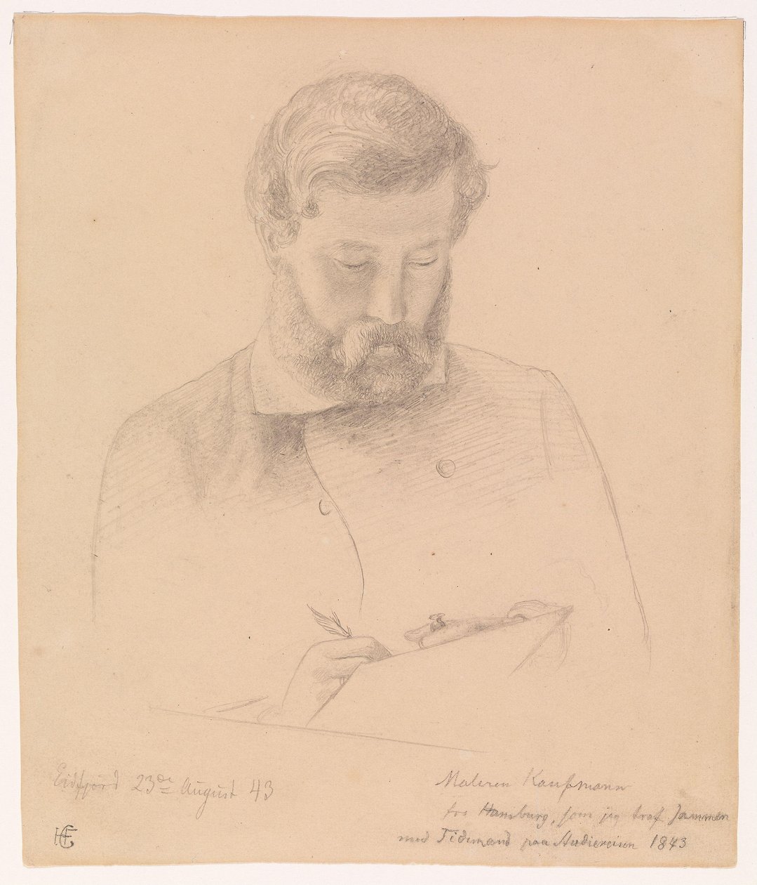 Hermann Kauffmann by Hans Gude