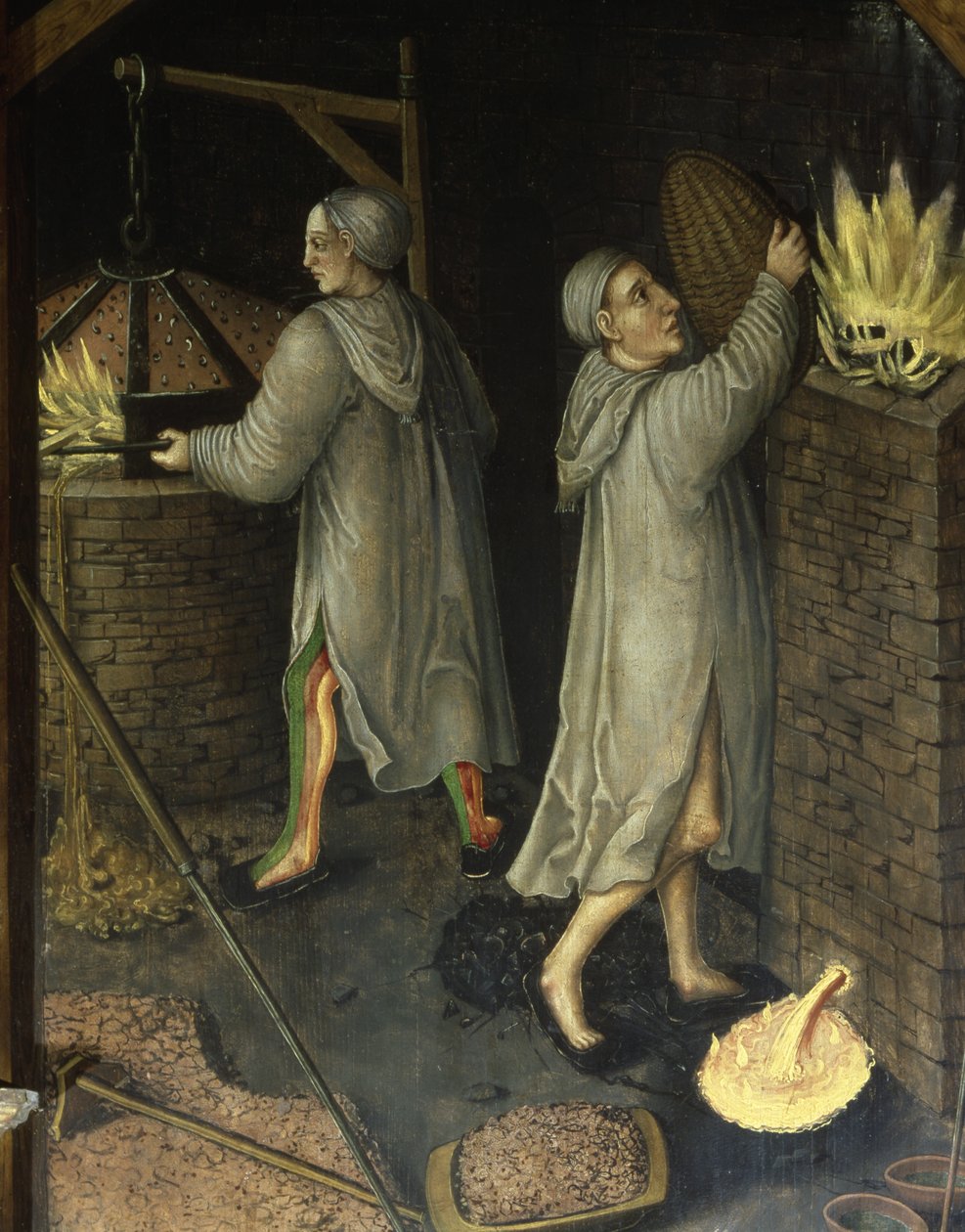 Detail from Mining Landscape by Hans Hesse