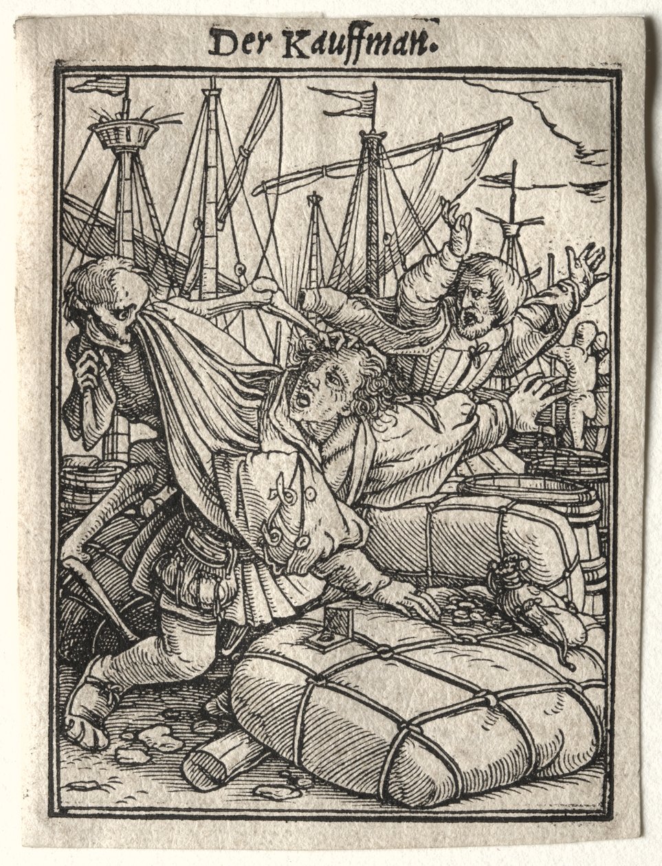 Dance of Death: The Merchant by Hans Holbein