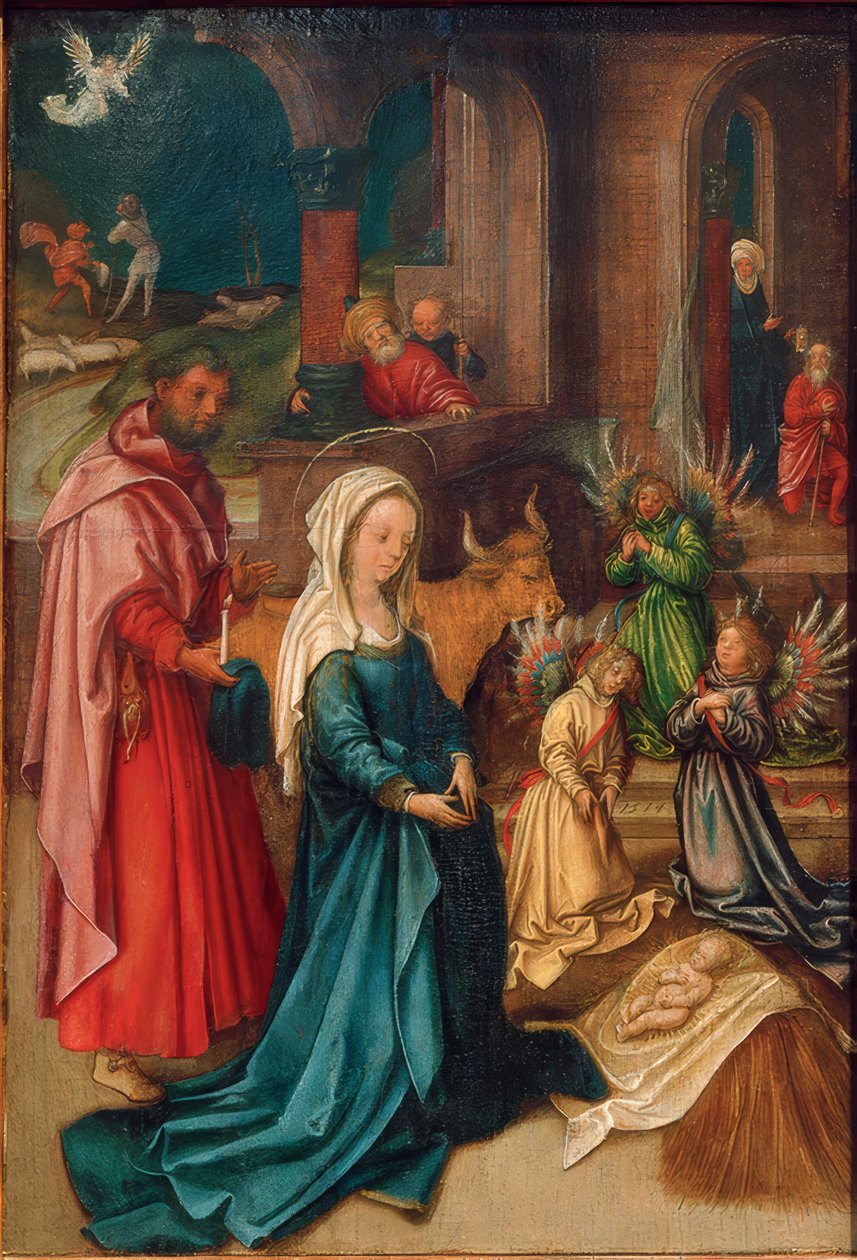 Birth of Christ by Hans Holbein der ältere