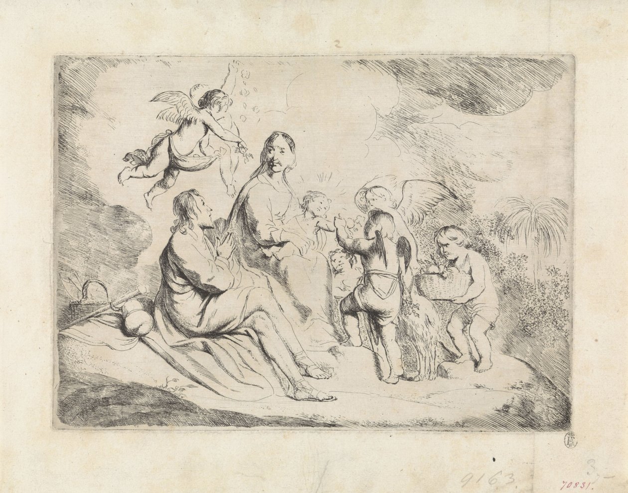 Rest on the Flight into Egypt by Hans Horions