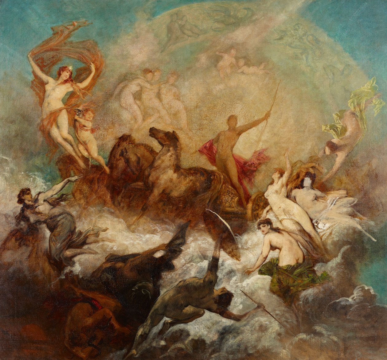 The Victory of Light Over Darkness by Hans Makart