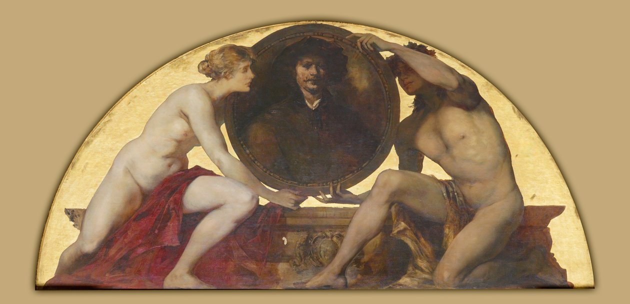 Rembrandt Harmenszoon van Rijn by Hans Makart