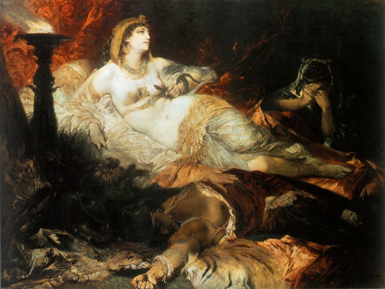 The Death of Cleopatra, 1875 by Hans Makart