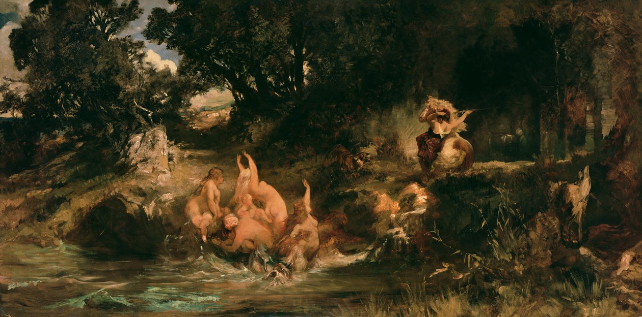 The Mermaids and the Tiger by Hans Makart