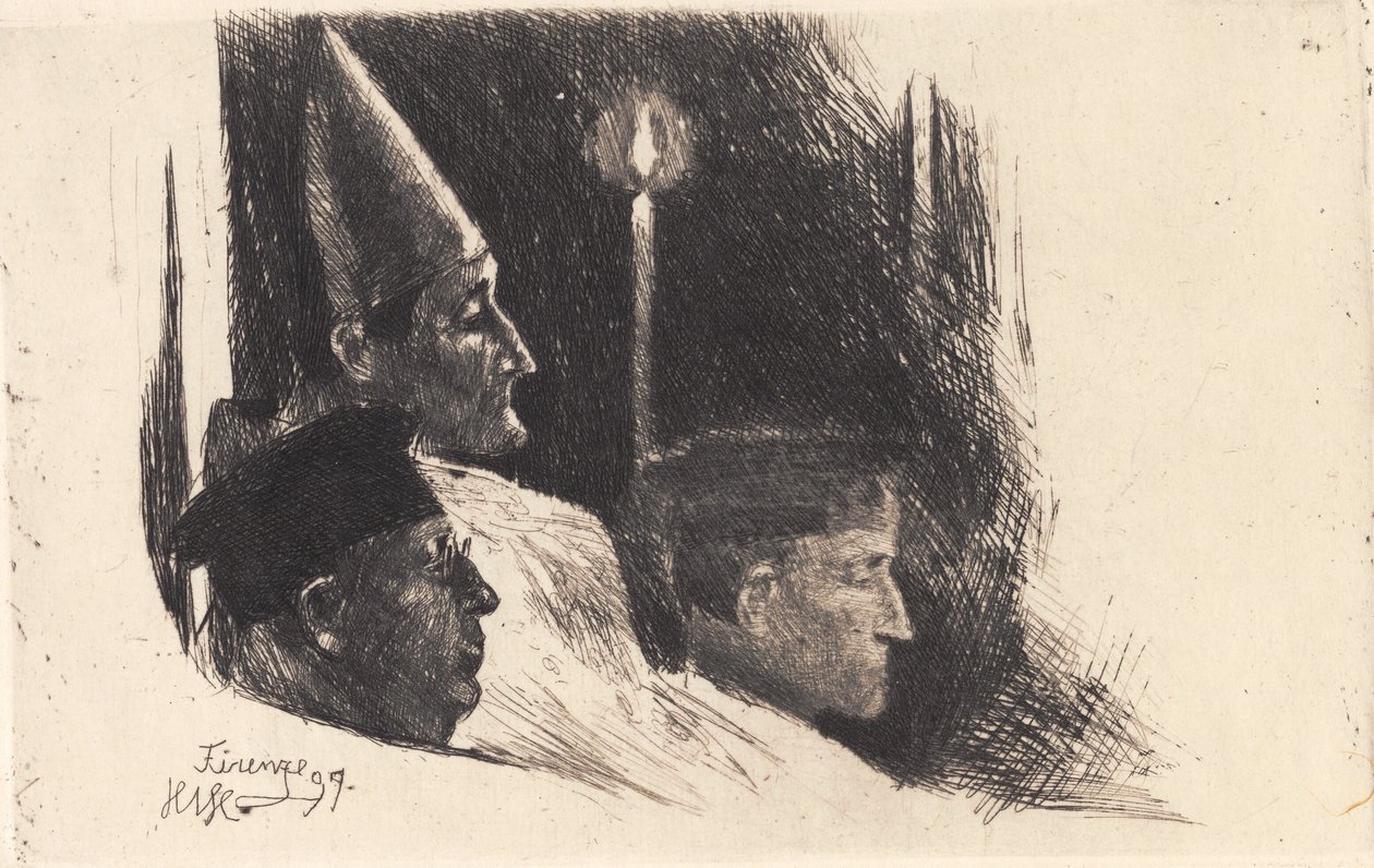 The Archbishop in Florence Celebrates Easter Mass by Hans Nikolaj Hansen