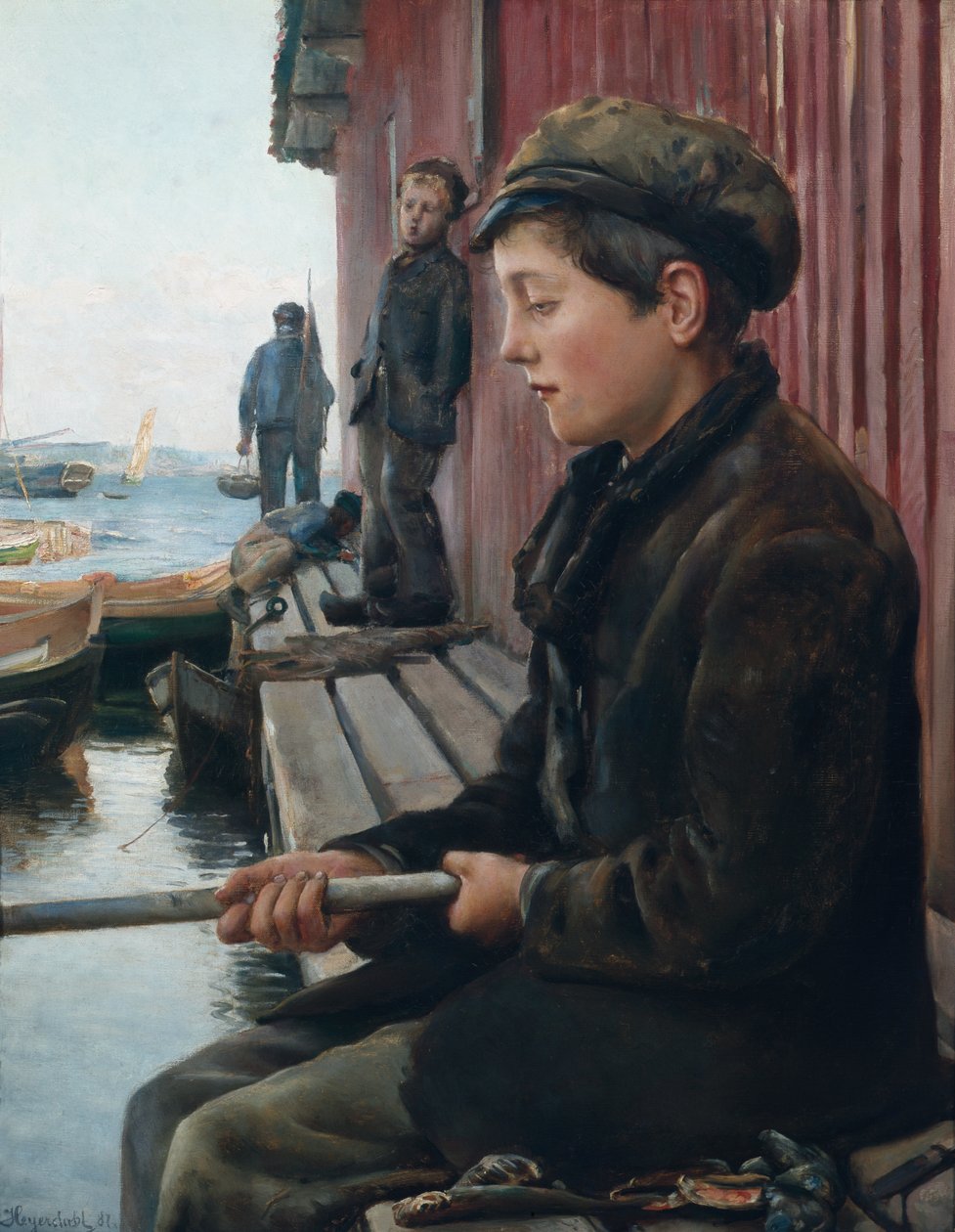 Fisherman Boy by Hans Olaf Heyerdahl