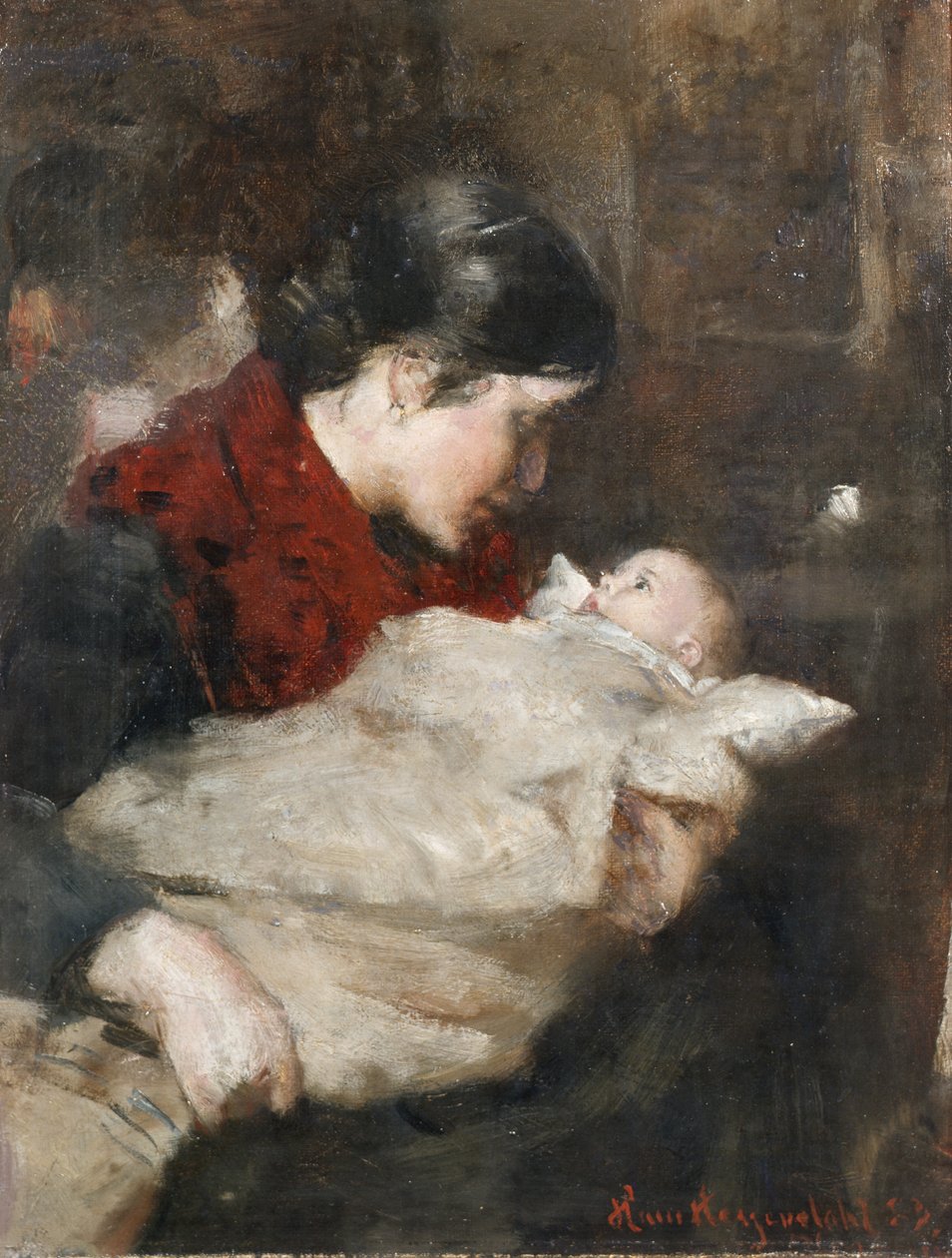 Mother and Child by Hans Olaf Heyerdahl