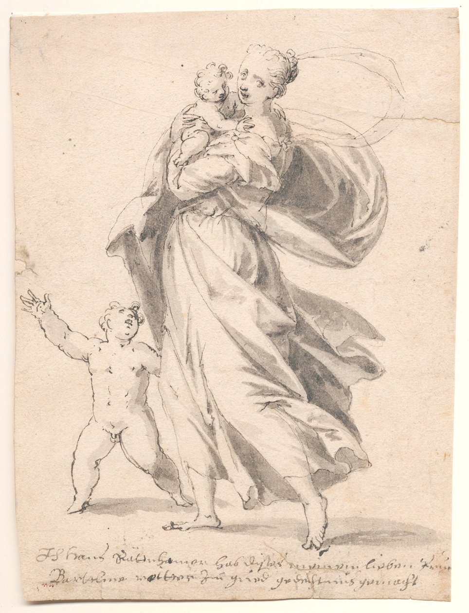 Woman with Two Children by Hans Rottenhammer