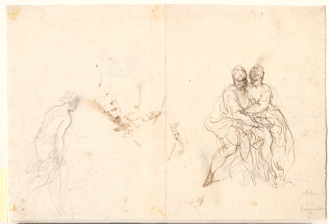 Study of Various Figures by Hans Rottenhammer