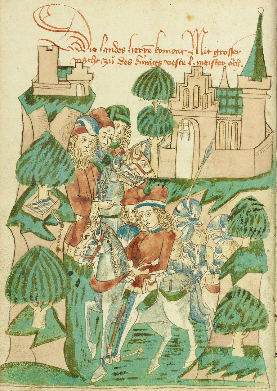 King Avenir with Nobles and Masters by Hans Schilling