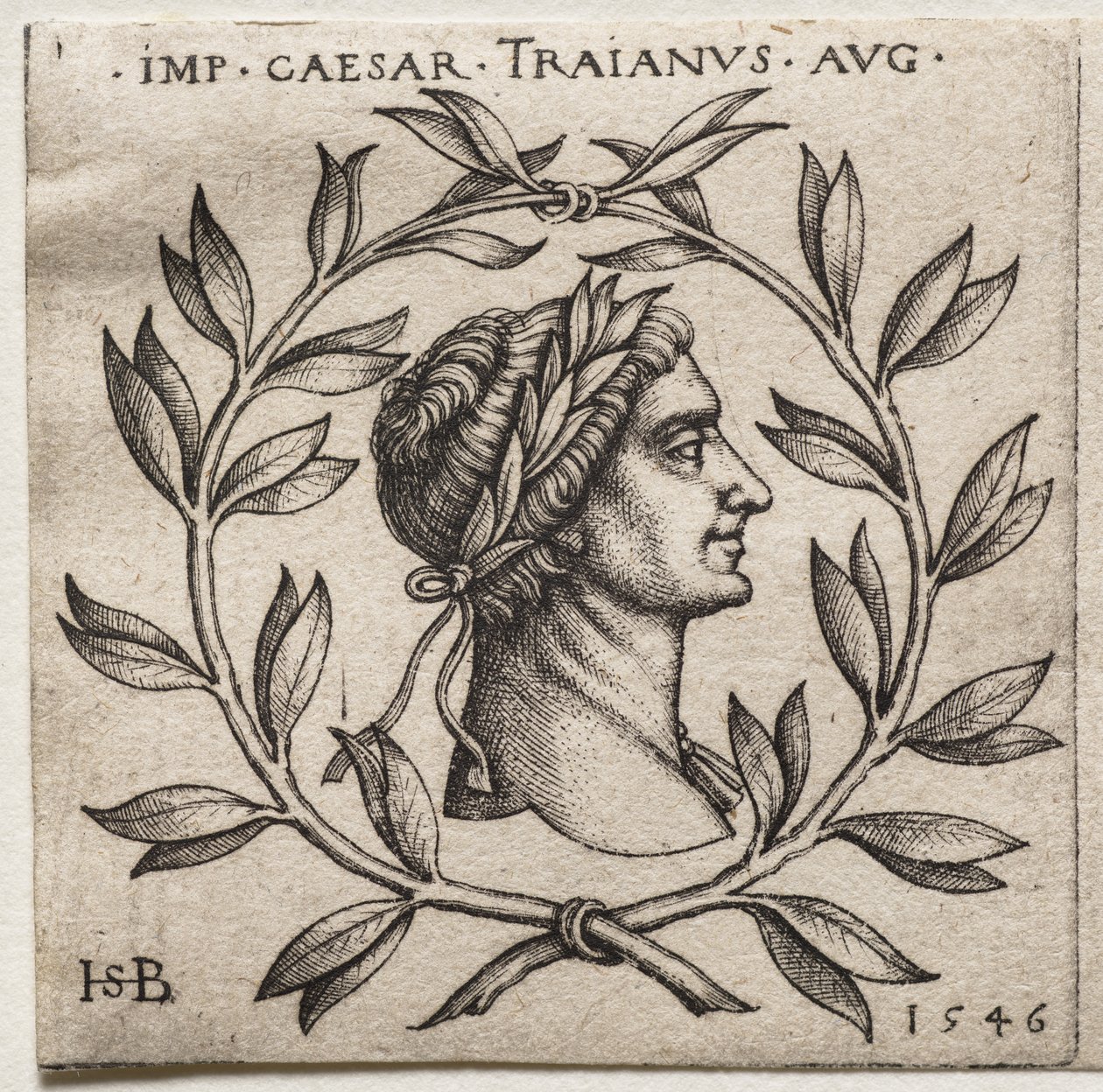 Bust of Emperor Trajan by Hans Sebald Beham