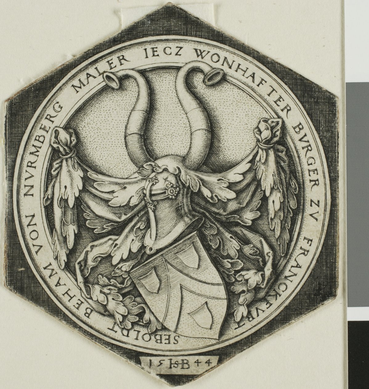 Coat of Arms of Sebald Beham by Hans Sebald Beham