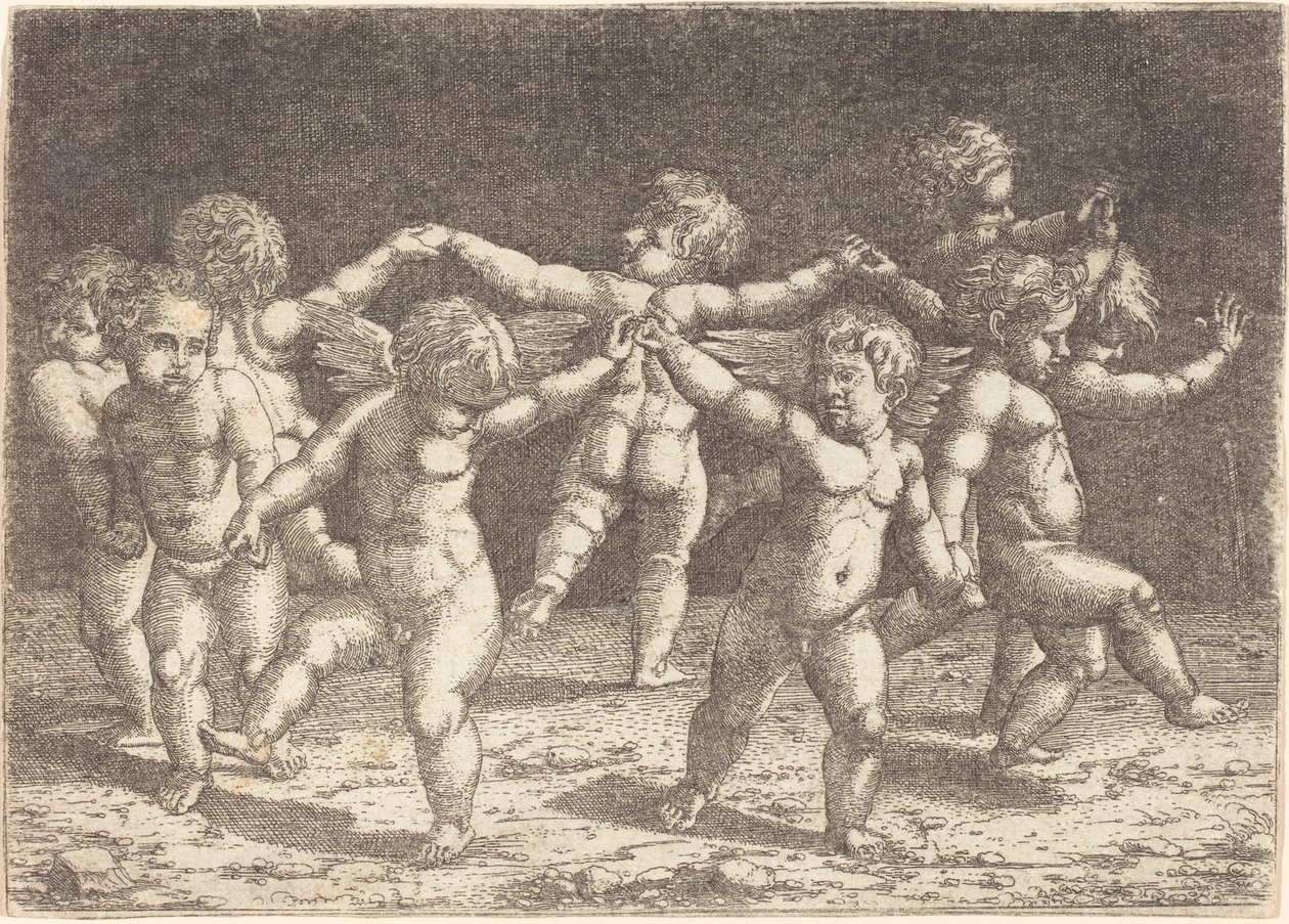 Dance of the Gods of Love by Hans Sebald Beham