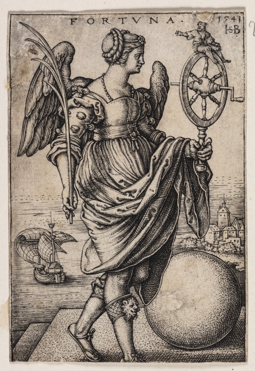 Fortuna by Hans Sebald Beham