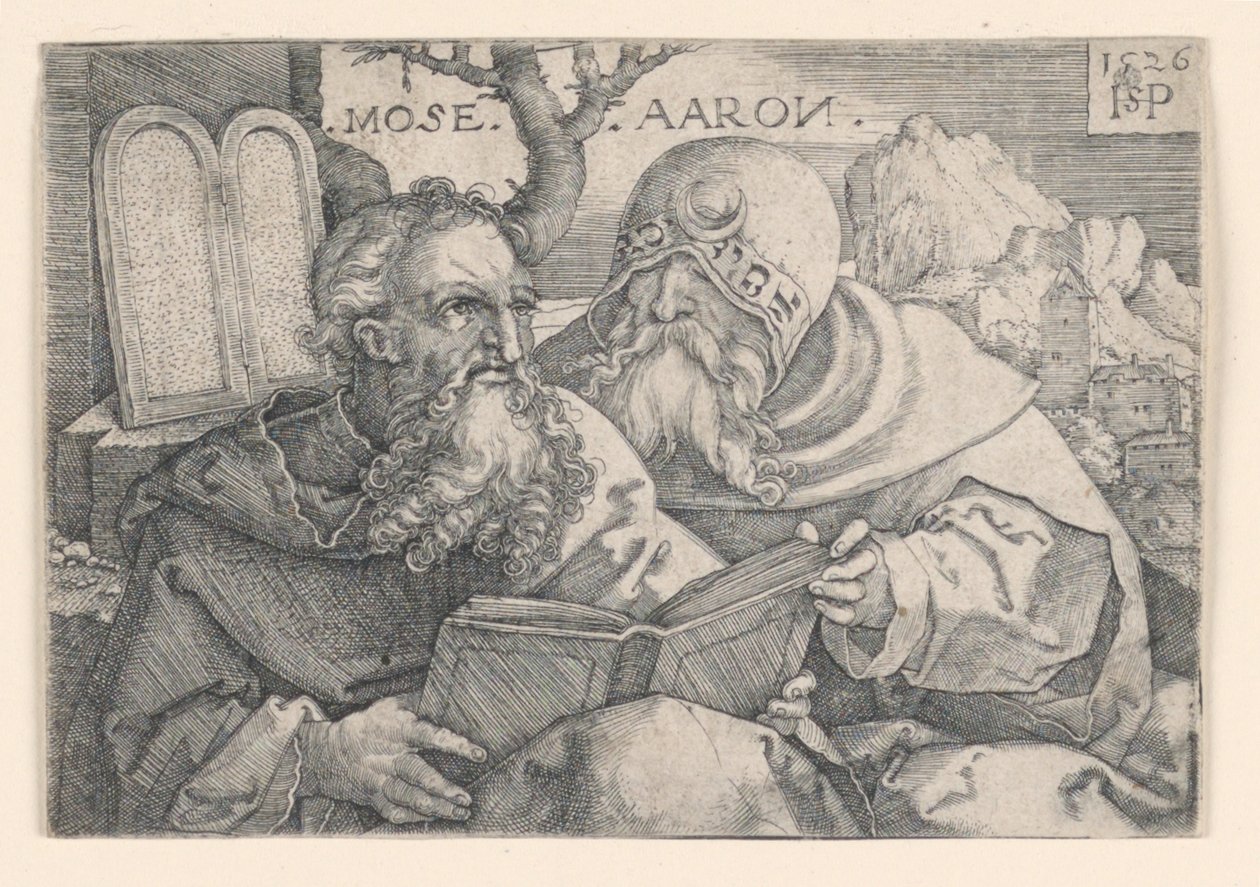 Moses and Aaron by Hans Sebald Beham