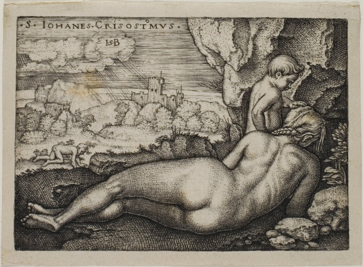 Penance of St. John Chrysostomus by Hans Sebald Beham