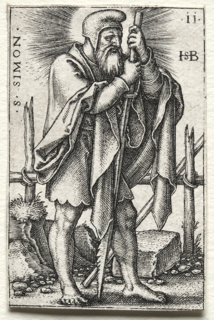 St. Simon by Hans Sebald Beham