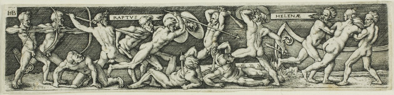 The Abduction of Helen by Hans Sebald Beham