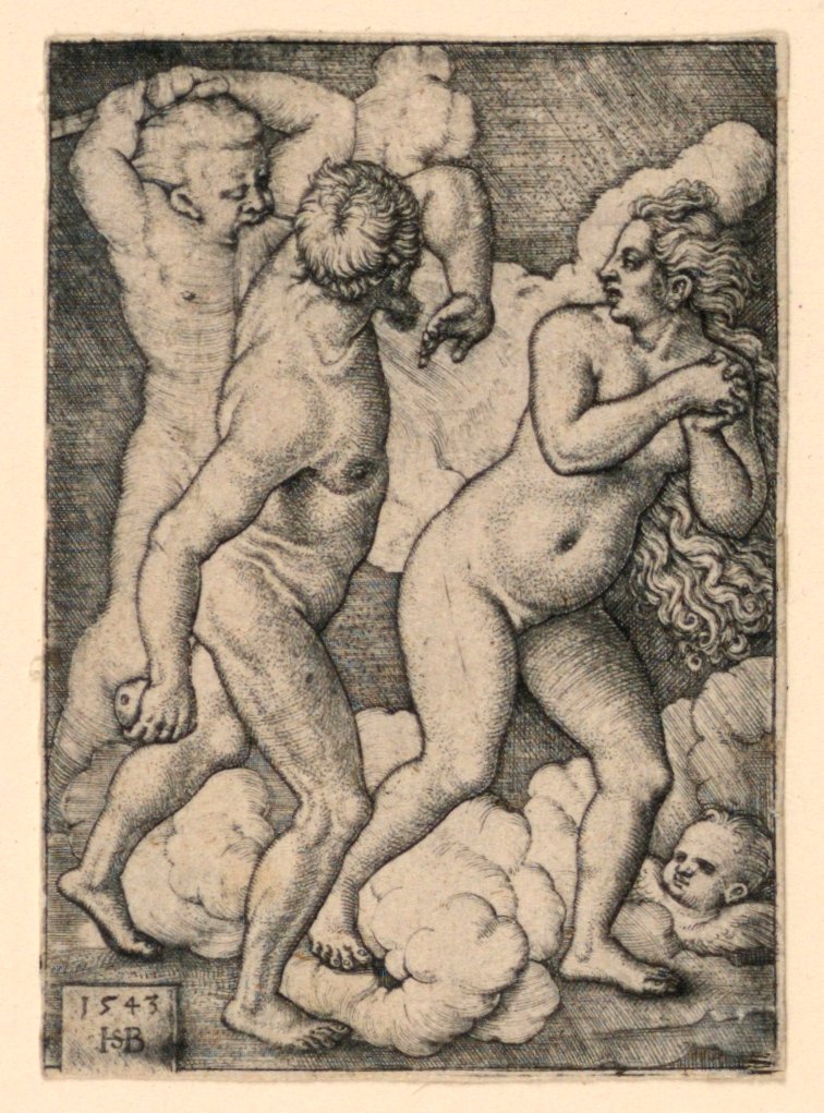 The Expulsion from Paradise by Hans Sebald Beham