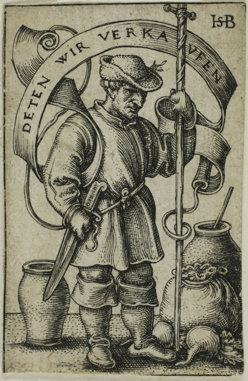 The Market Peasant by Hans Sebald Beham