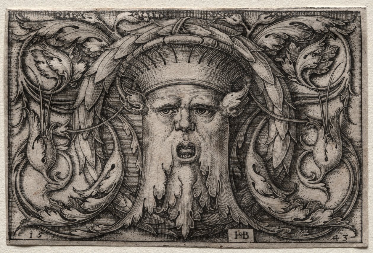 The Mask by Hans Sebald Beham